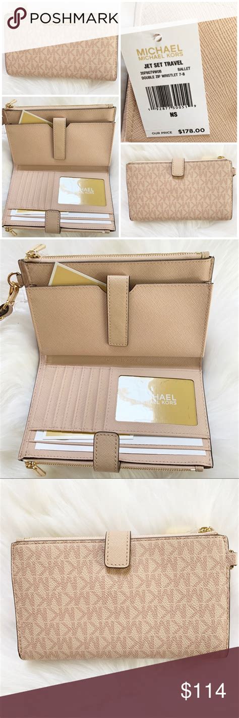 michael kors ballet zippered wallet